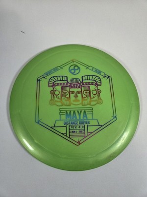 Infinite Discs Maya Distance Driver Lime Green Disc Golf