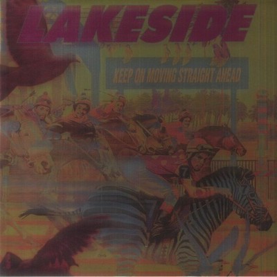 LAKESIDE - Keep On Moving Straight Ahead (Neuauflage) - FLORESZIEREND ROT VINYL LP