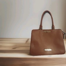 Marc New York Andrew Marc  Leather Top Handle Bag Pockets Purse Handbag