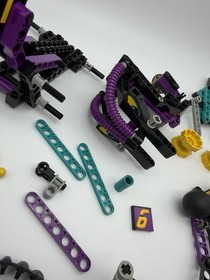 Vintage LEGO Technic Cyber Strikers 8257 1998 Retired INCOMPLETE Building Toy