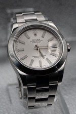 Rolex Datejust 116300 41mm Silver Index Dial Oyster Bracelet Full Set