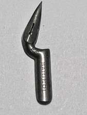 BAIGNOL & FARJON BAYONET EF Feather Antique Rare French Dip Pen Nib