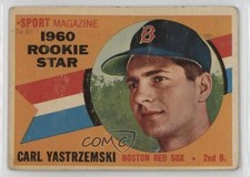 1960 Topps Sport Magazine 1960 Rookie Star Carl Yastrzemski #148 HOF 0zw1