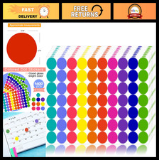 1400 PCS Colored Dot Stickers - Round Color Coding Labels for Classroom  Office