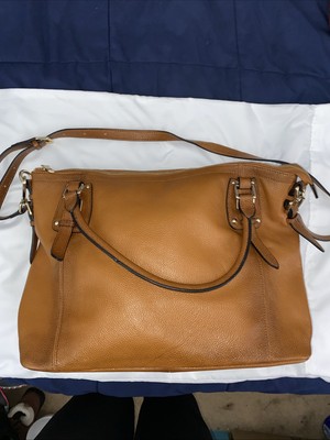 Kattee Brown Genuine Leather Tote Bag