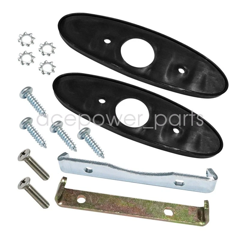 Fits 1970-1981 Firebird Camaro Nova GTO Outside Bullet Mirror Mounting L&R Set Foto 3 de 4