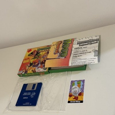 Robin Hood Legend Quest Commodore Amiga - Boxed Complete w/ Poster & Dizzy Cards