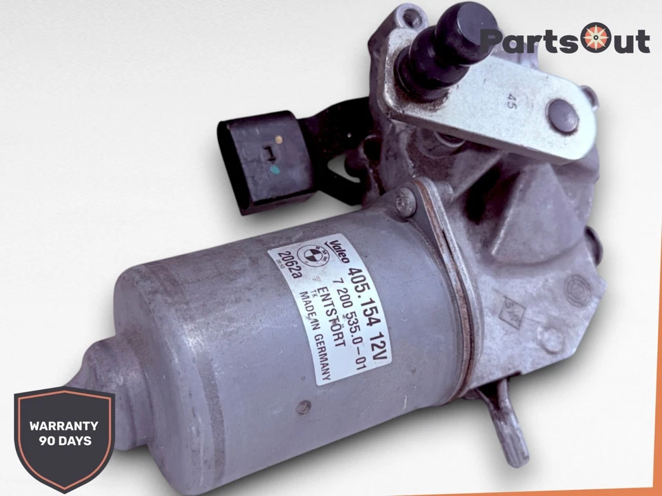 BMW X5 E70 2007-2013 motor limpiaparabrisas delantero 7 200 535 OEM Foto 2 de 4