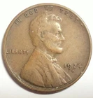 1924 D Lincoln Wheat Cent - Nice Very Fine Coin - No Reserve
