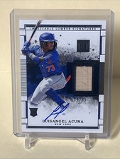 2025 Impeccable Luisangel Acuna Bat OnCard Auto 4/99 New York Mets Rookie
