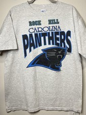 Vintage 1993 Carolina Panthers NFL grey color reprint shirt AN65442