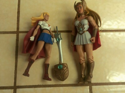 DC Universe Masters of the Universe Classics SUPERGIRL vs SHE-RA * Loose * motu