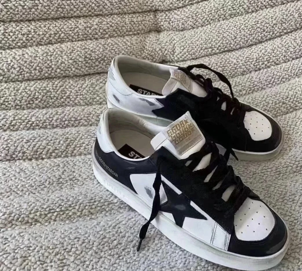 GOLDEN GOOSE Scarpe casual donna Gol Goose pelle Ggdb multicolore ballerine stringate uomo comode