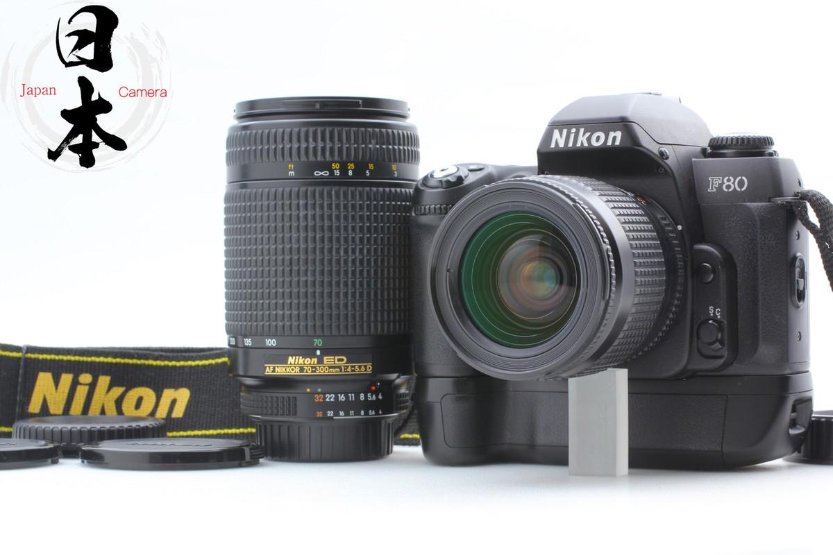 Nikon F80S MB-16付き MINT w/MB-16 ] Nikon F80 S Black SLR Film Camera AF 28-80mm