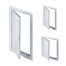 Revisionstür Revisionsklappe Stahlblech Weiß alle Größen wählbar