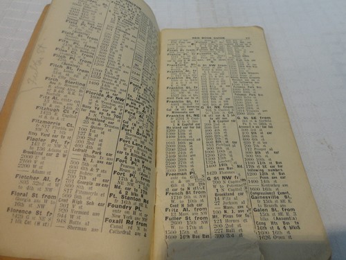 1929 Vintage The Red Book Information Guide to Washington por Interstate Map Co - Imagen 5 de 5