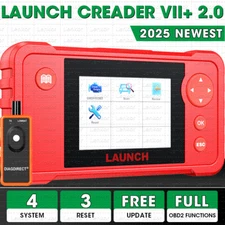 LAUNCH Creader VII+ Elite OBD2 Scanner ABS SRS Transmission Engine Code Reader