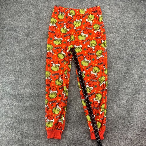 The Grinch Pajama Pants Boys XL 14/16 Red Sleepwear Loungwear Holiday Christmas - Picture 9 of 14