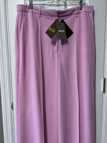 Hugo Boss Tikela Wide Leg High Rise Trousers Size 14 $348 - Picture 3 of 10