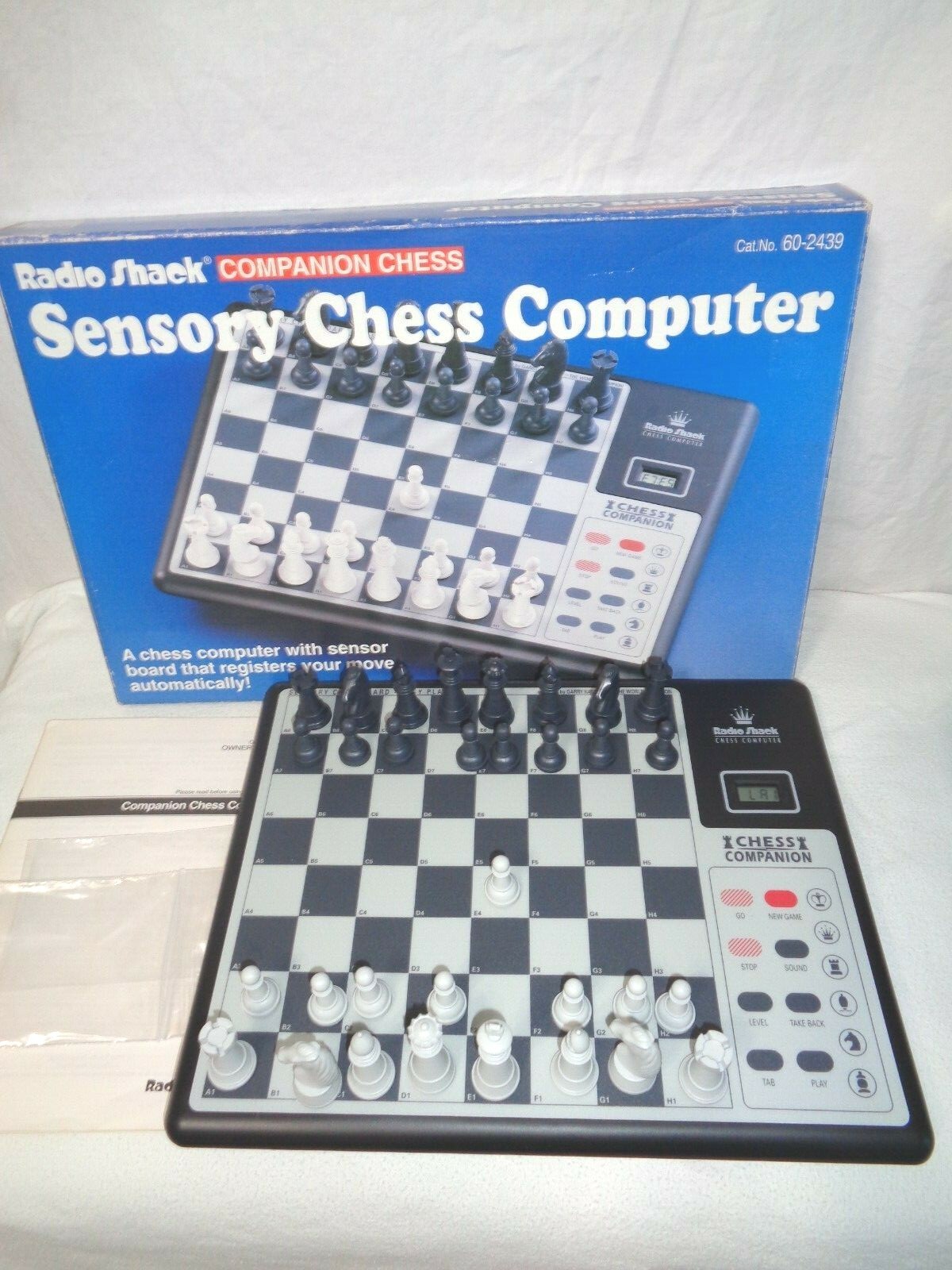 Radio Shack Chess Computer Companion VTG 60-2216 No Box. Read