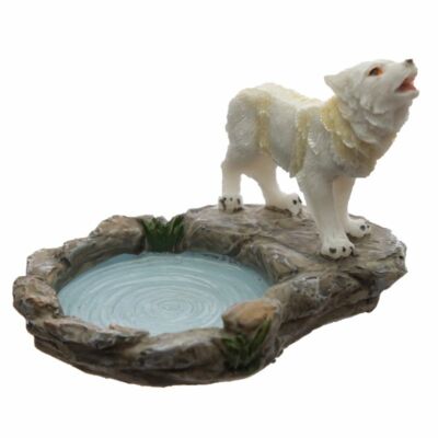 Protector of the North Forest Wolf Teelichthalter, Geschenk/Präsent (ID165)