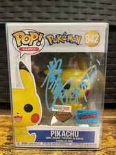 JSA Signed Rica Matsumoto Funko Pop! Pikachu 842 Diamond ECCC NYCC Exclusive