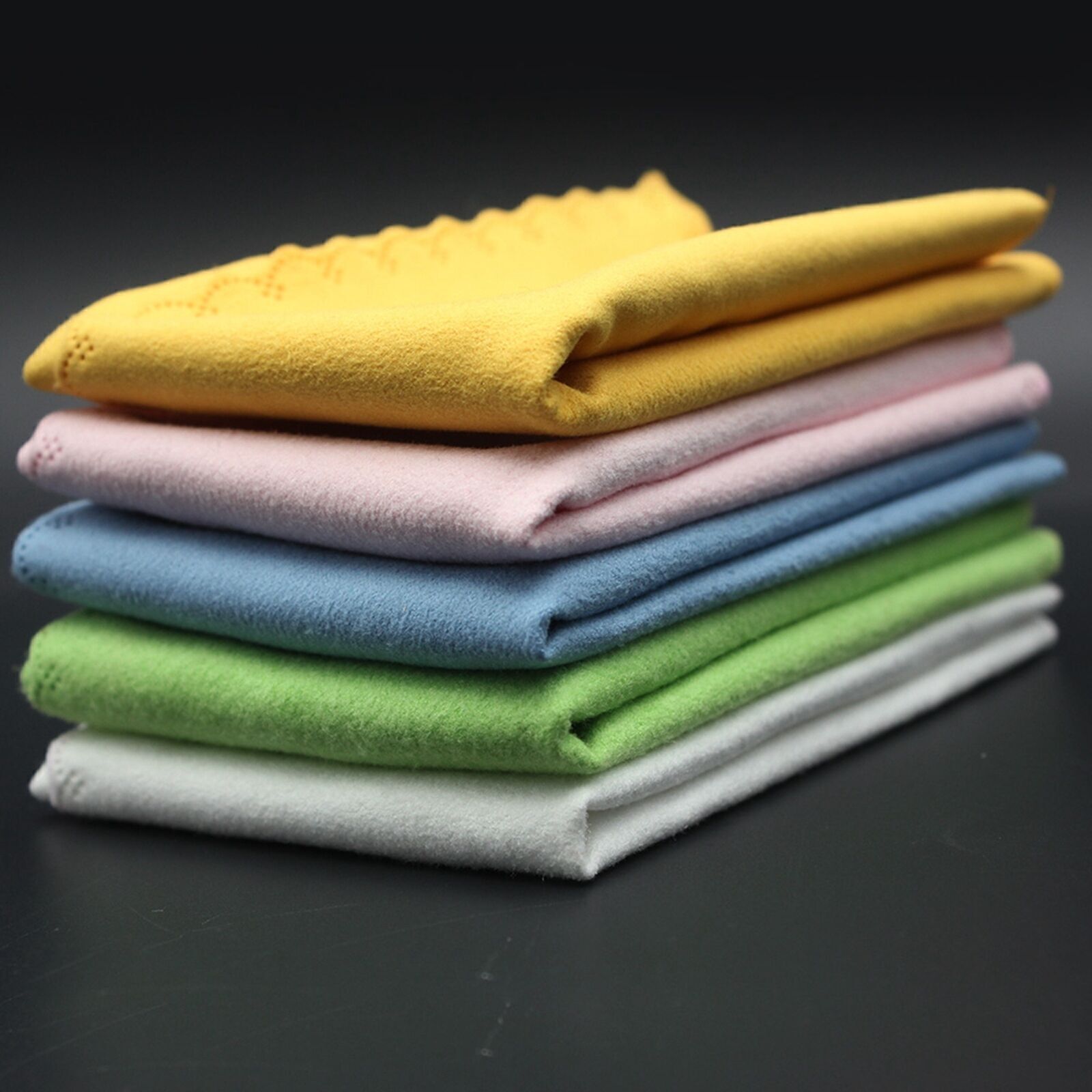 5pcs Microfiber Cleaning Polishing Polish Cloth Set for Musical Instrument