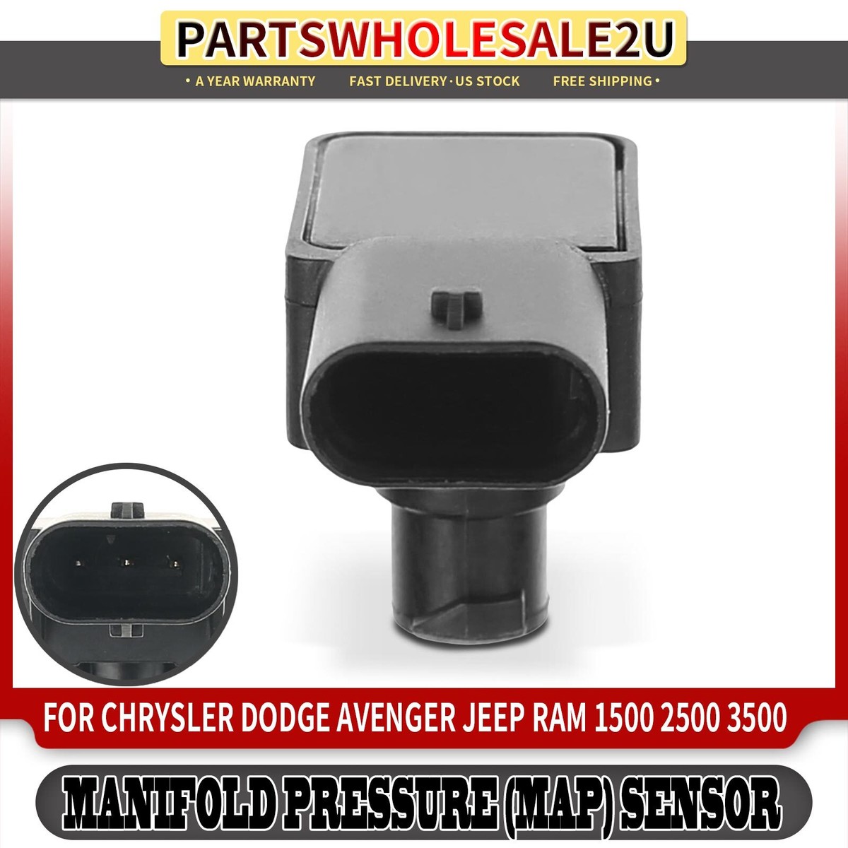 Manifold MAP Pressure Sensor for Chrysler 200 Dodge Grand Caravan 