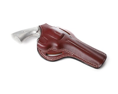 Pusat Holster Leather Belt Holster Revolver Smith Wesson 686 Plus 