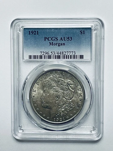 1921 Morgan Silver Dollar PCGS AU53