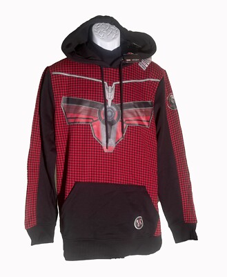 Marvel Ant-Man Hot Topic Hoodie Quantumania Mens S Black Red Cotton Our Universe