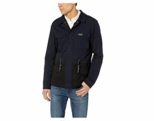 Scotch  Soda Men's Colour Block Field Jacket, Navy Blue Large 148720 Coat NWT