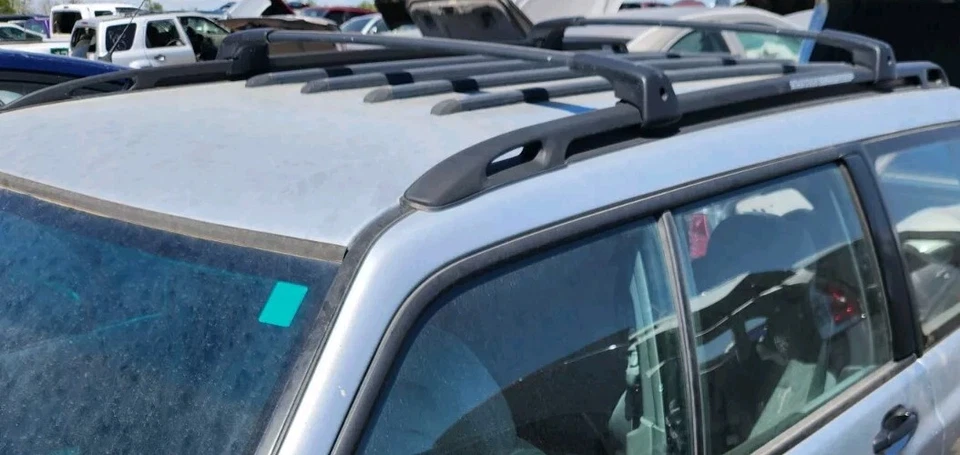 Juego de rieles de techo Subaru Forester 1998-2002 OEM L&R con barras de techo cruzadas (2) Foto 2 de 4