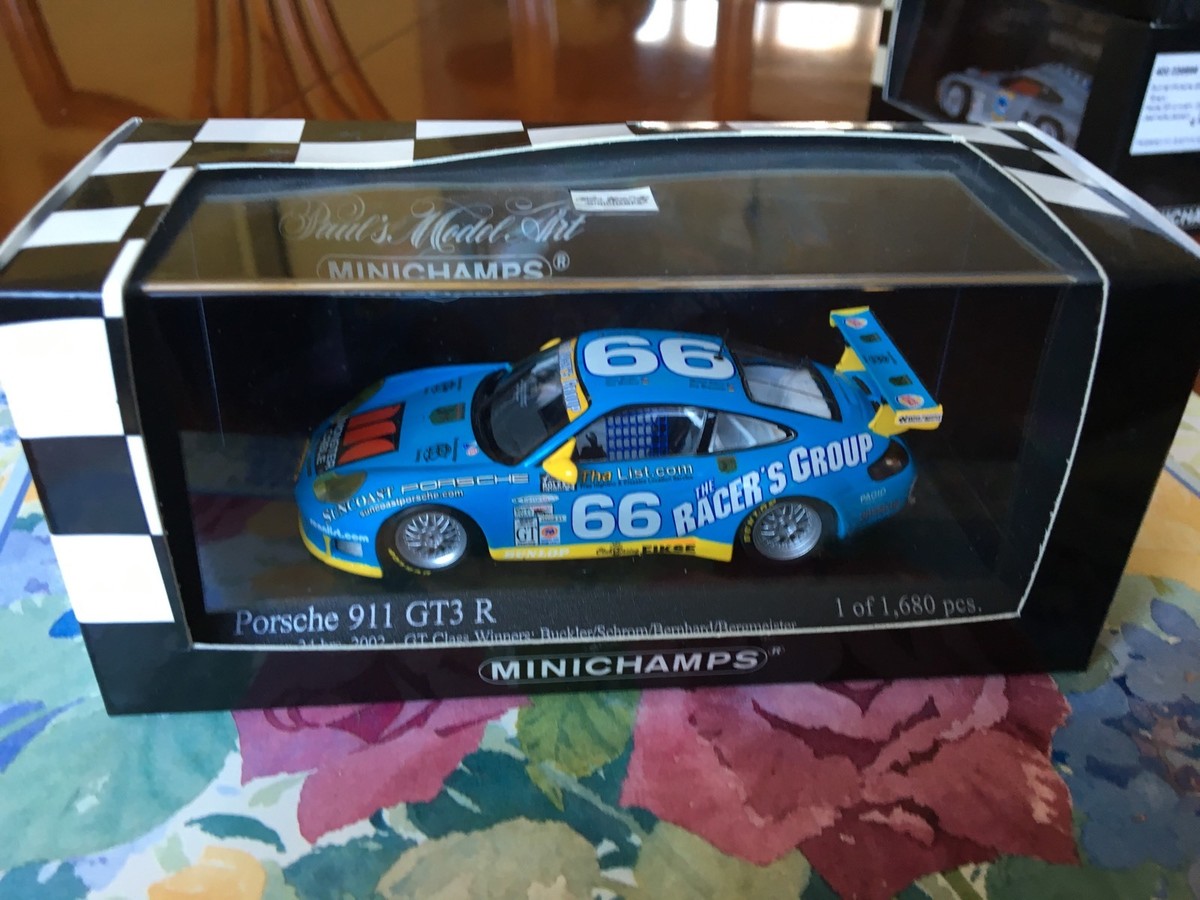 Minichamps 911 GT3R, Daytona 2002. Racers Group #66, In 1/43 Minichamps 911 GT3R, Daytona 2002. Racers Group #66, In 1/43