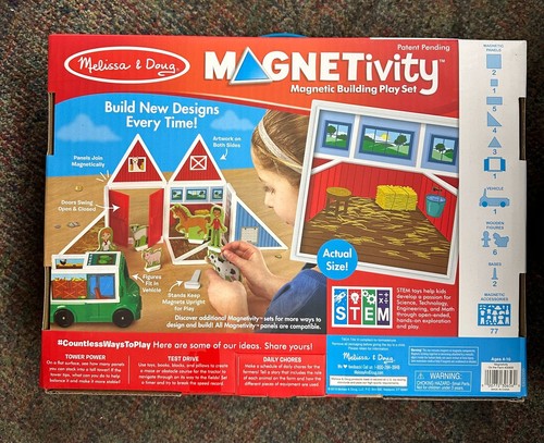 Nuevo en caja Juego de Magnetividad Melissa & Doug *tú eliges* Castillo, Fuego, Mascota, Pizza, Hospital - Imagen 15 de 84
