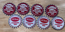 Vtg Nesbitt's Strawberry Black Cherry Unused SODA BOTTLE CAPS Lot