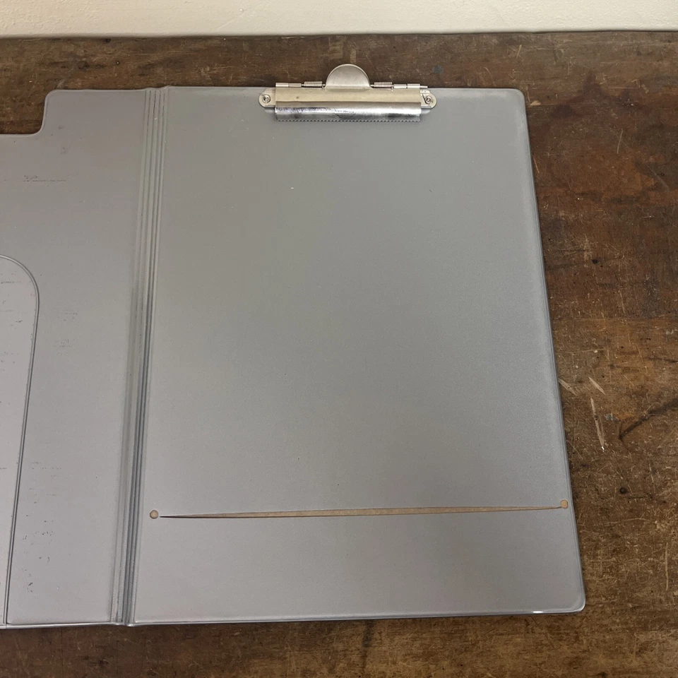 Wallace Hardware Co. Folder Clipboard Portfolio Gray Vintage Morristown, TN - Image 4 of 4