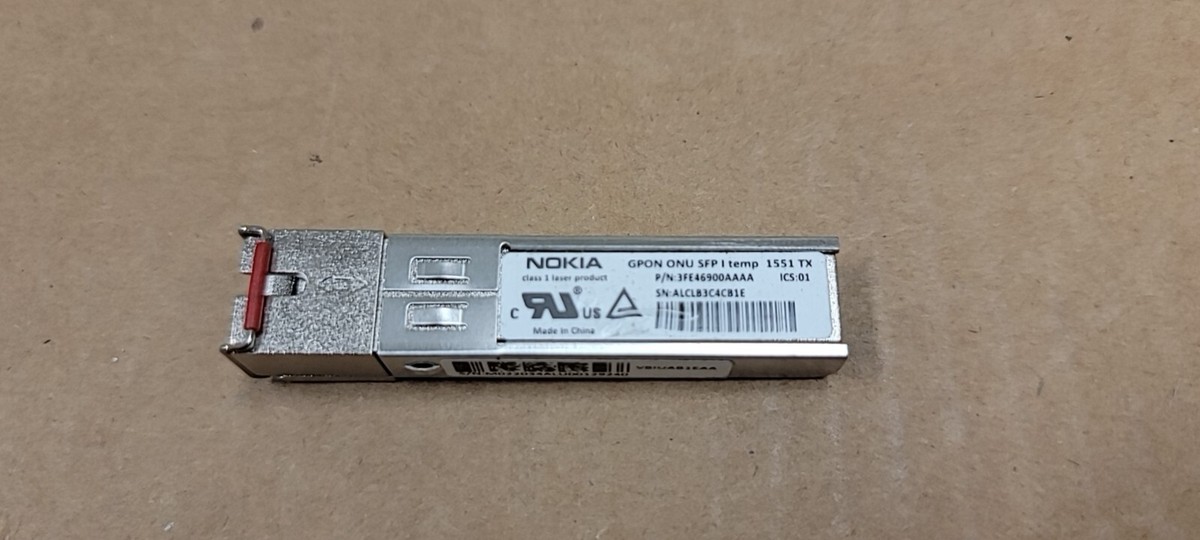 NOKIA GPON ONU SFP I-Temp 1551 TX 3FE46900AB | eBay