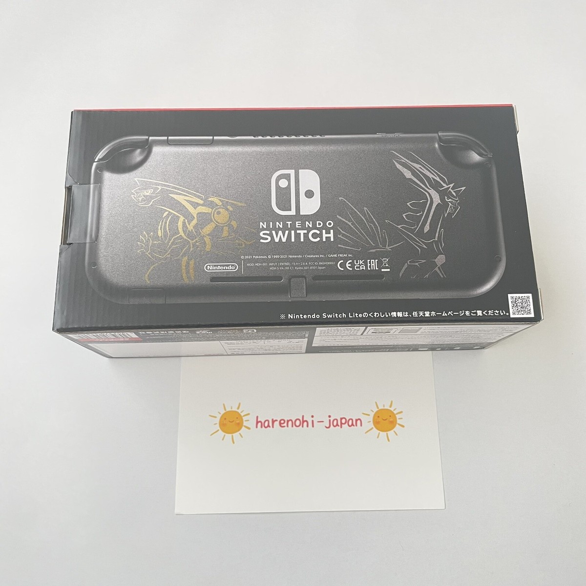 は*か様 新品未開封Switch Nintendo Switch Lite Black Pokemon Dialga & Palkia Edi Brand