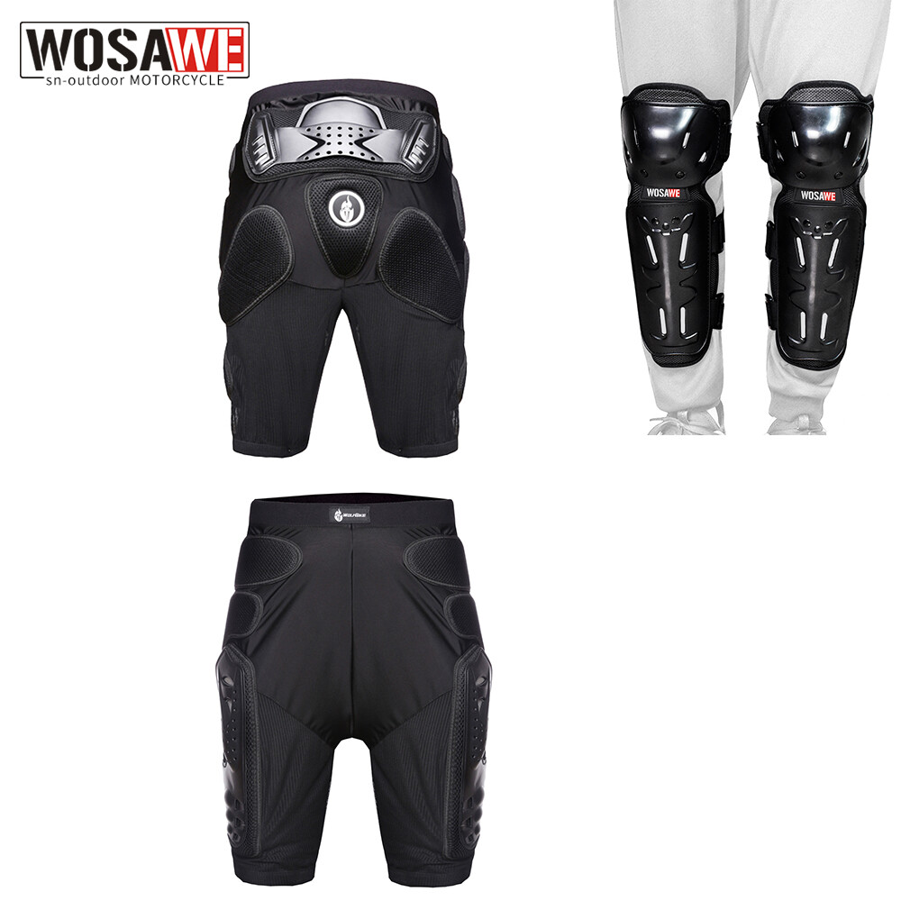 WOSAWE Motorcycle Hip Protector Cycling Racing Knee Pads