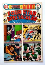 FOUR STAR SPECTACULAR #1  Bronze Age 1976 FN Superboy Wonder Woman Flash Hawkman