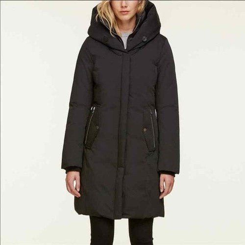 Hooded Down Annalise Coat Quilted 