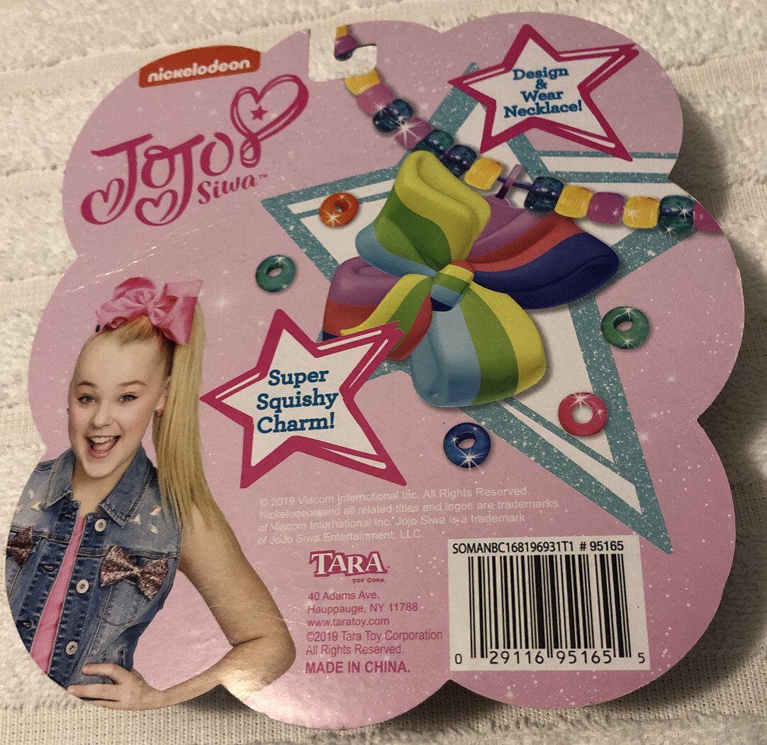 New JoJo Siwa Squishy Bow Necklace Activity Set