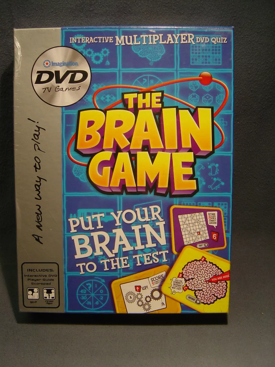 THE BRAIN GAME INTERACTIVE MULTIPLAYER DVD QUIZ TV GAMES NEW AGE 10+