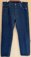 LEVI'S 501xx Jeans Men 42x34 Blue Button #524 Made In USA Deadstock 90/VTG/RETRO