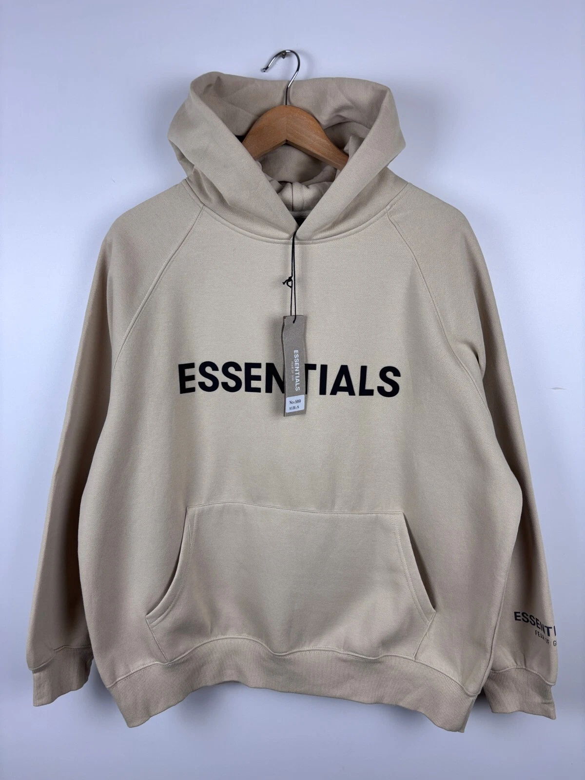 FEAR OF GOD ESSENTIALS Felpa con cappuccio uomo Essentials Fear of God beige taglia S