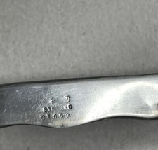 Antique Victorian Wavy Ornate Gorham Sterling Comb Handle missing Comb 