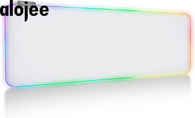 Tilted Nation Bone White Gaming Mouse Pad RGB - Create Your Dream Setup - Bright