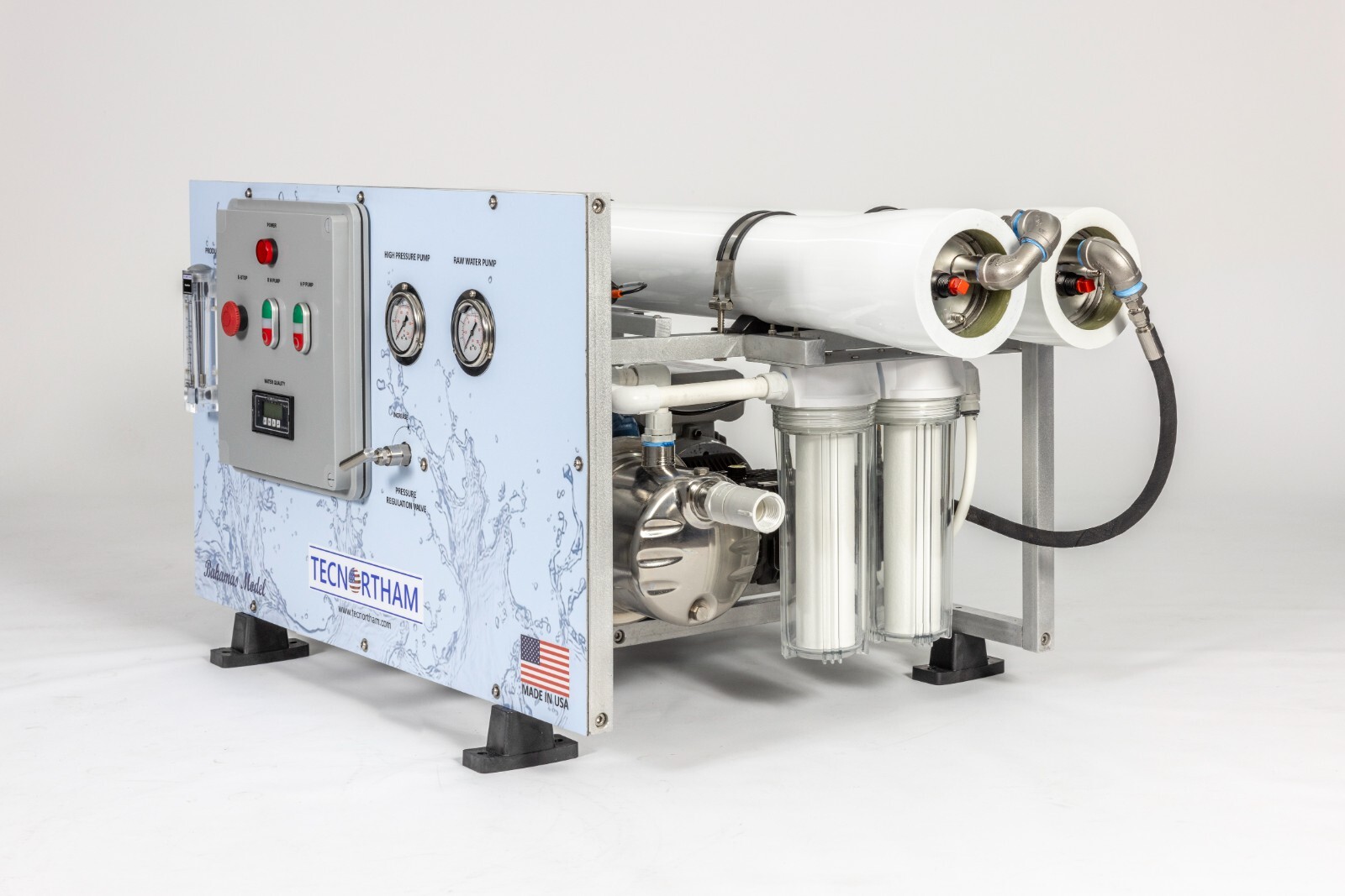 Seawater Desalination 3000 GPD Marine Watermaker Reverse Osmosis Boat ...