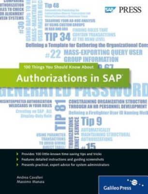 Authorizations in SAP: 100 Things You Should Know About... - VERY GOOD